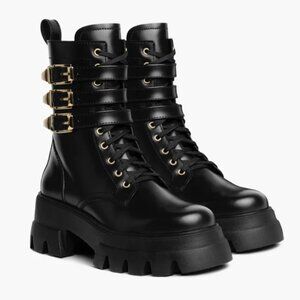 Thursday Boots, Dynasty, Color: Black & Gold, Size 8 US